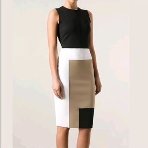 Reed Krakoff Color Block Scuba Dress
